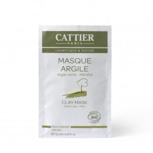 masque unidose argile verte cattier