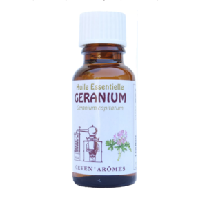 Huile essentielle géranium rosat 20ml - ceven'aromes